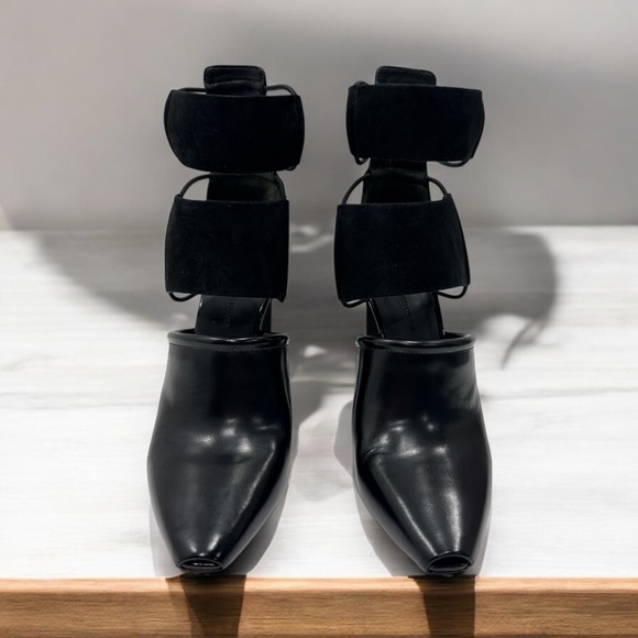 Alexander Wang Cult Mackenzie Booties | Color: Black | Size: 36.5 Suede/Leather - Picture 8 of 17